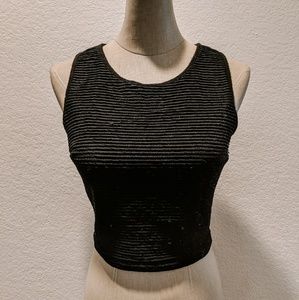 Black Crop Top